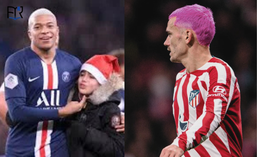 Mbappé cheveux rose